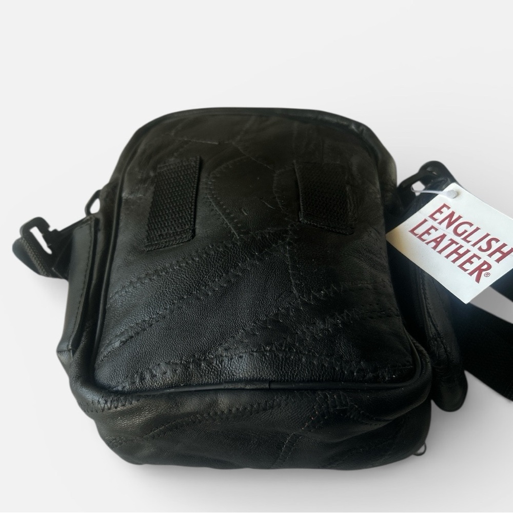 Lambskin English Leather Patchwork Crossbody Bag … - image 3